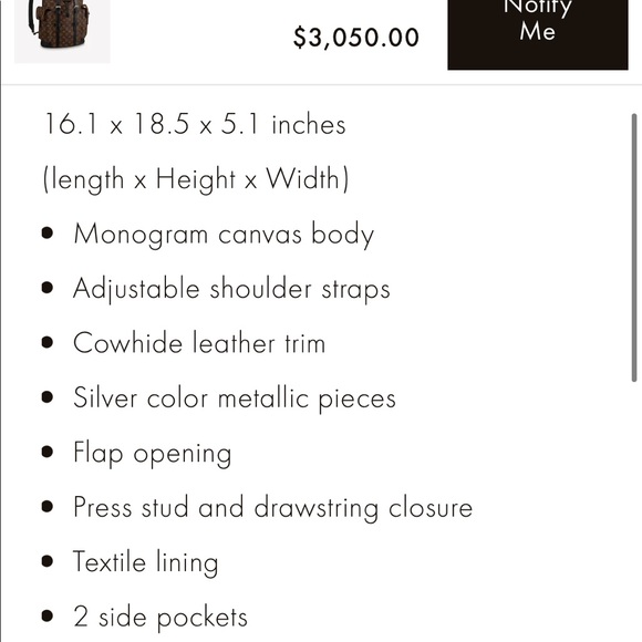 Louis Vuitton Monogram MacassarChristopherBackpack - Picture 8 of 14